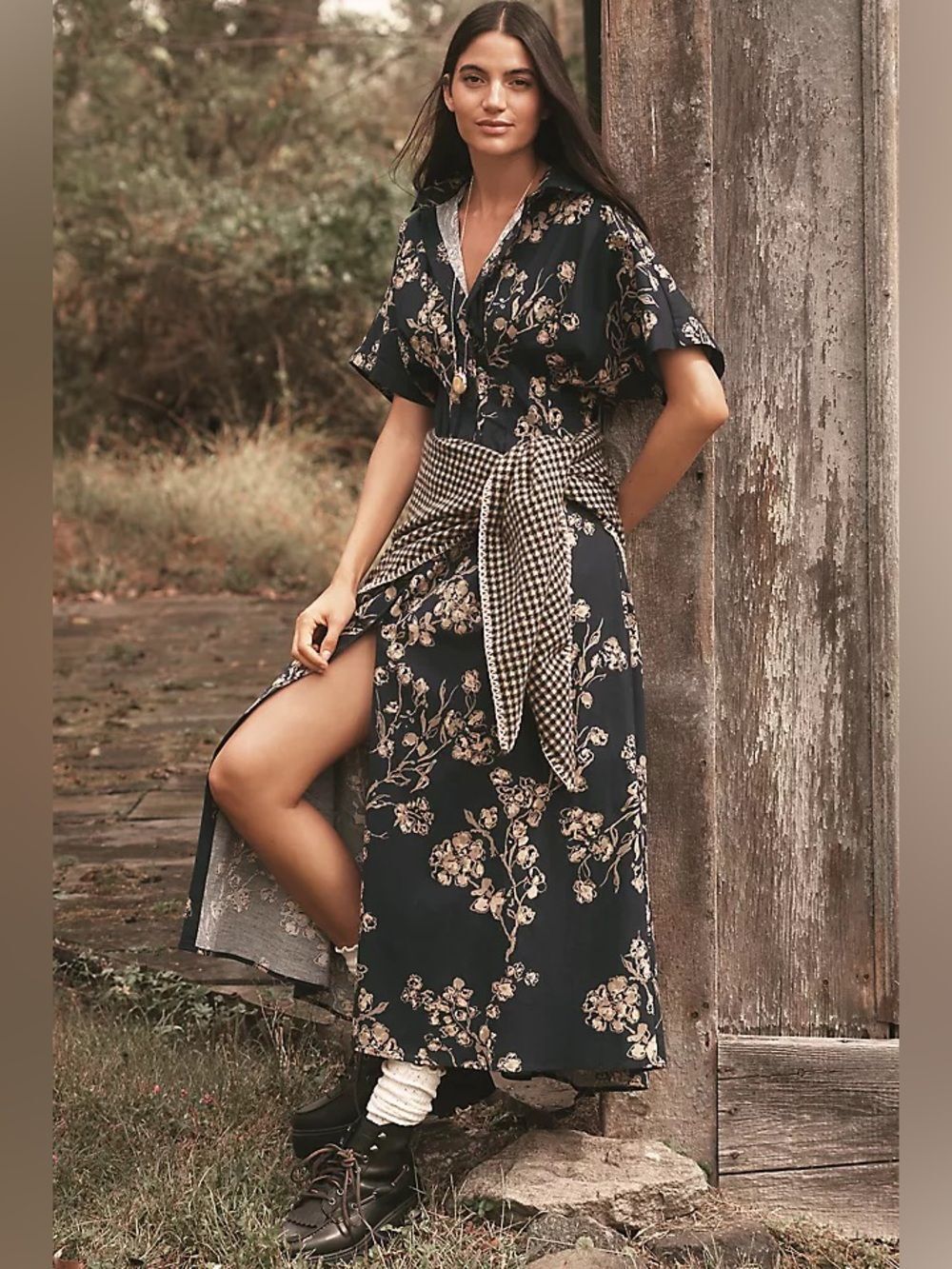 Anthropologie Tobie Shirt Dress by Exquise